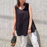 ブラック | タンクトップ レディース ロング | REAL STYLE