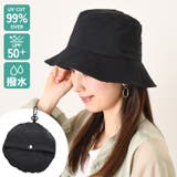 ブラック | 帽子 紫外線カット UVハット | REAL STYLE