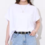 ホワイト | Tシャツ レディース ノースリーブ | REAL STYLE