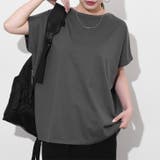 チャコール | Tシャツ レディース ノースリーブ | REAL STYLE