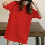 レッド | オーバーフィット半袖Tシャツ ビッグTシャツ BIG | REAL STYLE