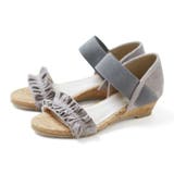 3013グレーsd | キッズサンダル コルク巻き ゴムストラップ | welleg