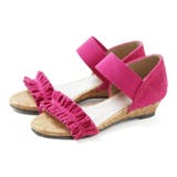 3114マゼンタsd | キッズサンダル コルク巻き ゴムストラップ | welleg