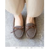 フェイクファーリボンモカシン フラット 防寒 | welleg | 詳細画像19