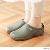 6006カーキ | スリッポン ガーデニングシューズ サボサンダル | welleg