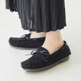3210ブラックxレオパード甲深SD | レディース モカシン ムートン | welleg