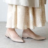 1033ベージュPU | パンプス ぺたんこ 靴 | welleg