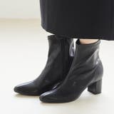 1020ブラックPU | ストレッチブーツ ショートブーツ レディース | welleg