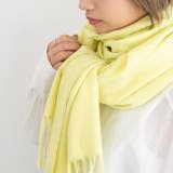 9063イエローZK | 大判ストール マフラー ブランケット | welleg