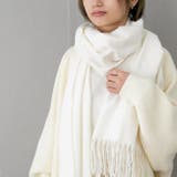9118アイボリーZK | 大判ストール マフラー ブランケット | welleg