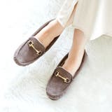 3197チャコールグレーSD | レディース モカシン ムートン | welleg