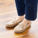 3034グレージュSD | レディース モカシン ムートン | welleg