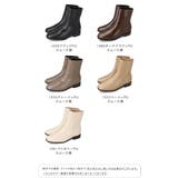 ショートブーツ レディース チャンキーヒール | welleg | 詳細画像2 