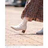 ショートブーツ レディース チャンキーヒール | welleg | 詳細画像14 