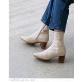 ショートブーツ レディース チャンキーヒール | welleg | 詳細画像16 