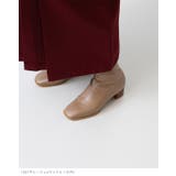 ショートブーツ レディース チャンキーヒール | welleg | 詳細画像34 