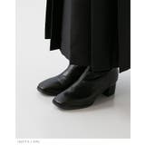 ショートブーツ レディース チャンキーヒール | welleg | 詳細画像37 