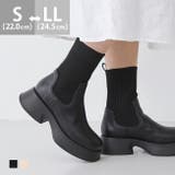 ショートブーツ ソックスブーツ レディース | welleg | 詳細画像1 