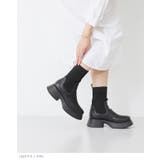 ショートブーツ ソックスブーツ レディース | welleg | 詳細画像5 