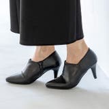 1020ブラックPU | サイドVカット ブーティ レディース | welleg