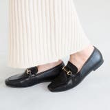 1020ブラックビットPU | ビットローファー レディース 幅広 | welleg