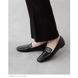 スクエアトゥフラットローファー ローファー カジュアルシューズ | welleg | 詳細画像4