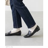 スクエアトゥフラットローファー ローファー カジュアルシューズ | welleg | 詳細画像6