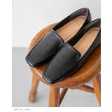 スクエアトゥフラットローファー ローファー カジュアルシューズ | welleg | 詳細画像7