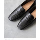 スクエアトゥフラットローファー ローファー カジュアルシューズ | welleg | 詳細画像12