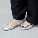 1140シルバーPU | SWEETFIT ラウンドトゥ バレエシューズ | welleg