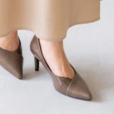 1037グレージュPUxグレージュEN | パンプス 走れる 痛くない | welleg