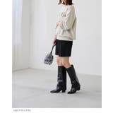 ロングブーツ レディース チャンキーヒール | welleg | 詳細画像5