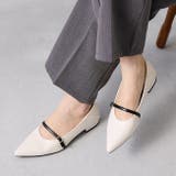 1001アイボリーPU | パンプス 走れる ストラップ | welleg