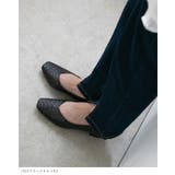 Vカット スクエアトゥ チャンキーヒール | welleg | 詳細画像16 