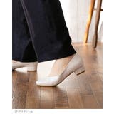 Vカット スクエアトゥ チャンキーヒール | welleg | 詳細画像21 