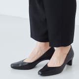 1025ブラックPU/Vカット | パンプス 履きやすい 走れるパンプス | welleg