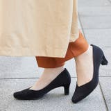 4219ブラックサテン/Vカット | パンプス 履きやすい 走れるパンプス | welleg