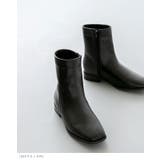 ショートブーツ レディース チャンキーヒール | welleg | 詳細画像14 