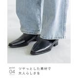 ショートブーツ レディース 太ヒール | welleg | 詳細画像18