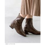ショートブーツ レディース チャンキーヒール | welleg | 詳細画像15