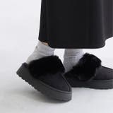 3020ブラックSD | ムートンシューズ スリッパ スリッポン | welleg