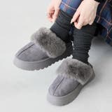 3013グレーSD | ムートンシューズ スリッパ スリッポン | welleg