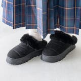 3020ブラックSD | ムートンシューズ スリッパ スリッポン | welleg