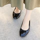 2020ブラックEN | スクエアトゥ バレエシューズ バレエコア | welleg