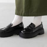 1020ブラックPU | ローファー レディース コインローファー | welleg