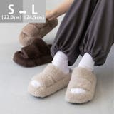 ファーサンダル 厚底 厚底サンダル | welleg | 詳細画像1 