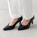 1025ブラッククロコpu | 軽量 静音 走れるパンプス | welleg