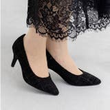 4026ブラックツイード | 軽量 静音 走れるパンプス | welleg