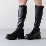 1020ブラックPU | ロングブーツ 膝下 レディース | welleg