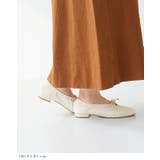リボンギャザーフラットシューズ バレエシューズ レディース | welleg | 詳細画像13